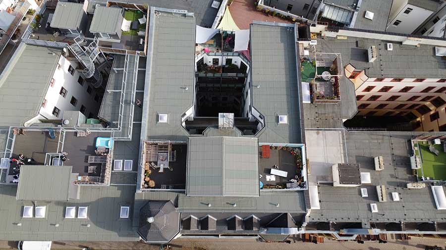 Dachdecken Brauerei